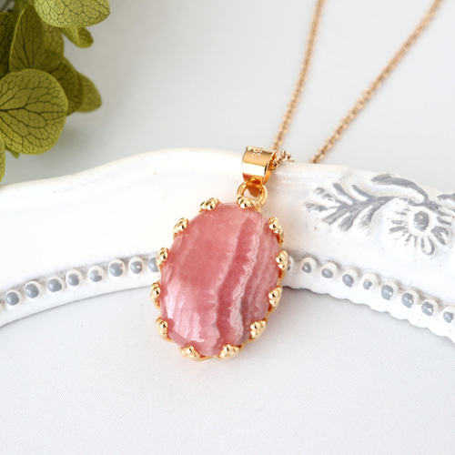 silver925 インカローズ ネックレスチャーム 18KGP /ペンダントトップ  