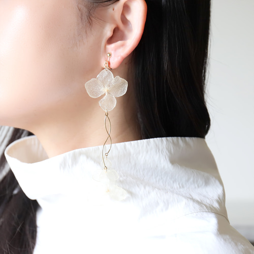 chandelier -curvy- ピアス・イヤリング(#1154・#1155) ピアス  