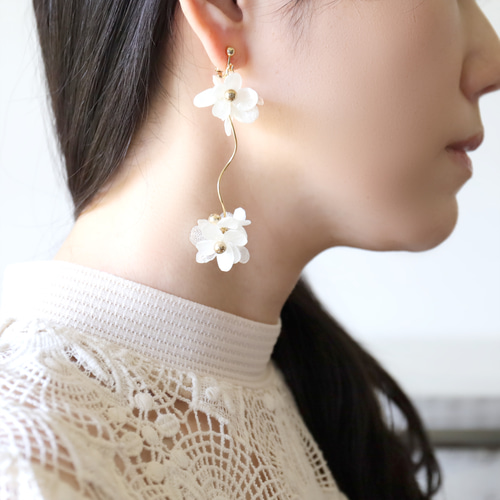 chandelier -spiral- ピアス・イヤリング(#1156・#1157) ピアス 