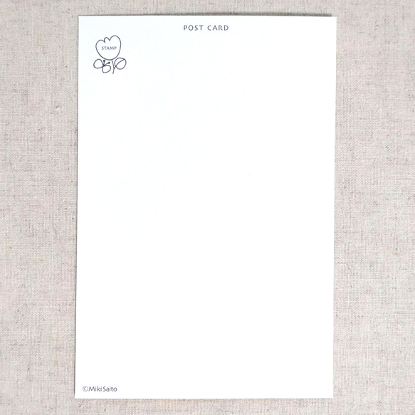 お気に入りを集めた♪ポストカード＜マトリョーシカと薔薇の成長＞【原画は切り絵】 3枚目の画像