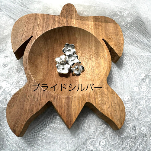 スライダービーズ お花5個セット♪ パラコード ハンドメイド