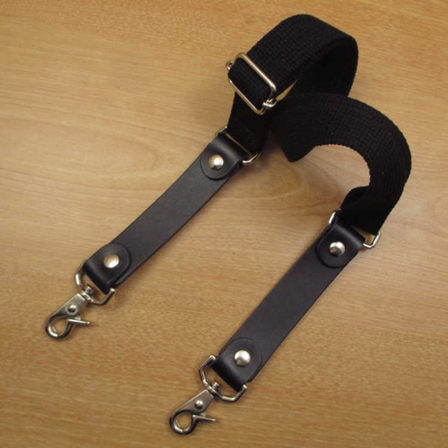 手縫い スタッズ装飾 6丁差しシザーケース (ブラック×レッド) SCA-325