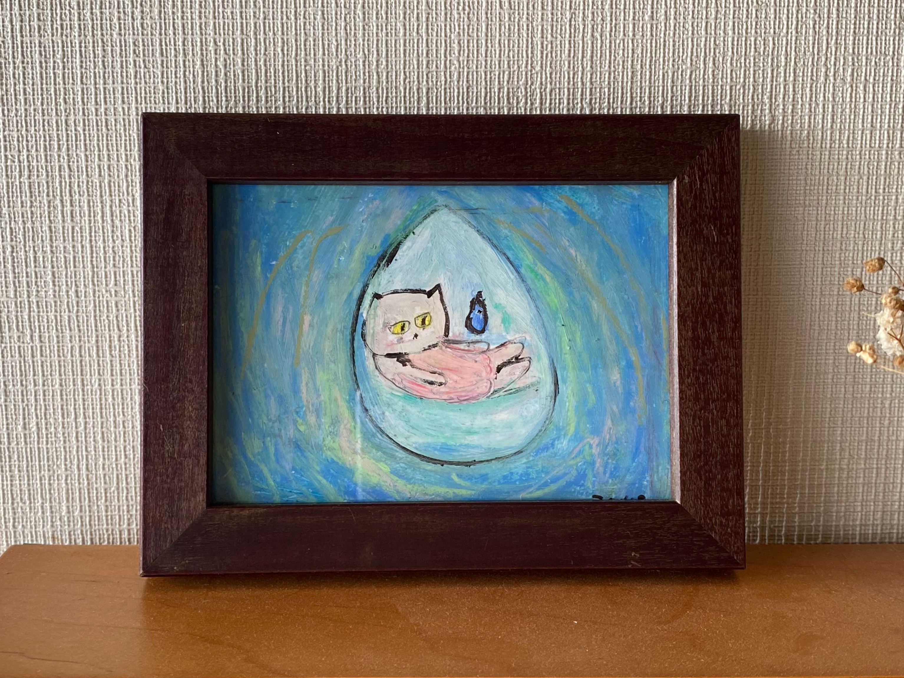 油絵 油彩 油彩画 絵画 絵【扉の先の紫陽花の階段】 油絵 油彩 油彩画 絵画 絵【扉の先の紫陽花の階段】 | HIROSHI1990