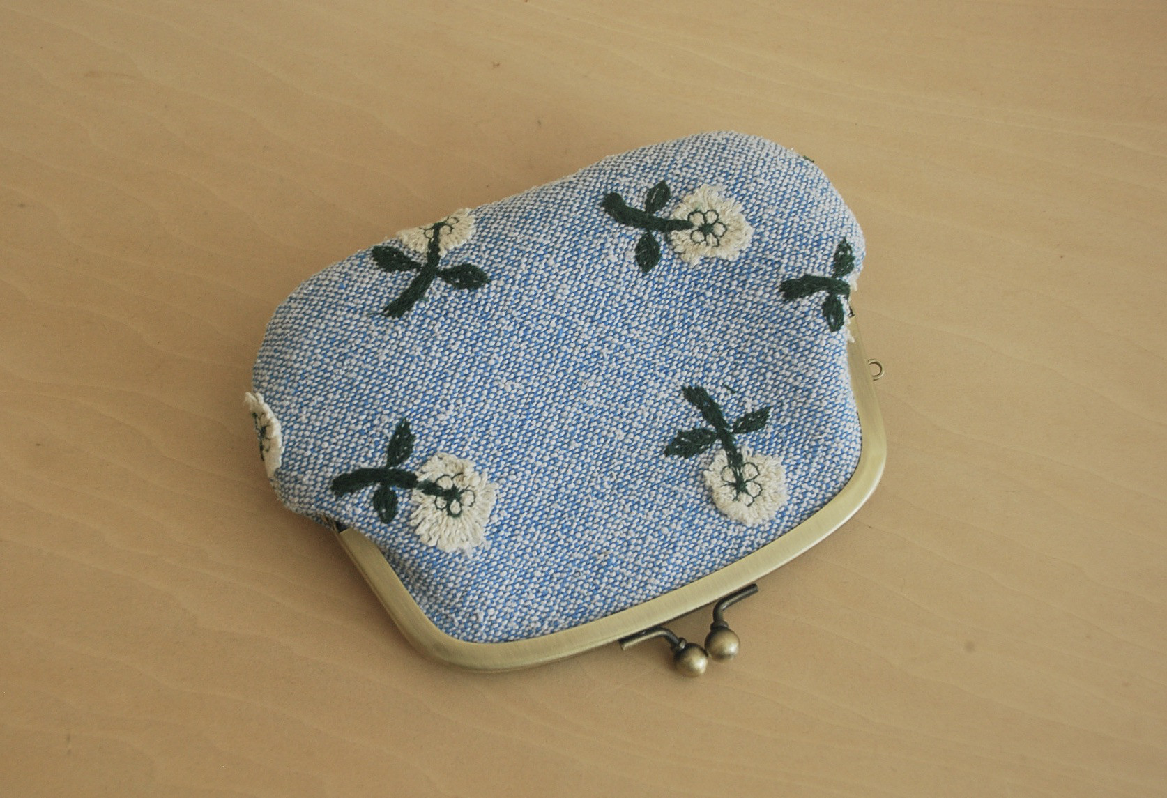 ハンドメイド　がま口親子財布　ミナペルホネン　skip ミナペルホネン【skip】 親子がま口 財布 がま口 printemps 通販