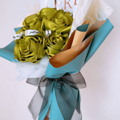 リボンローズブーケ、大人可愛いリボンブーケ、最新ブーケ その他