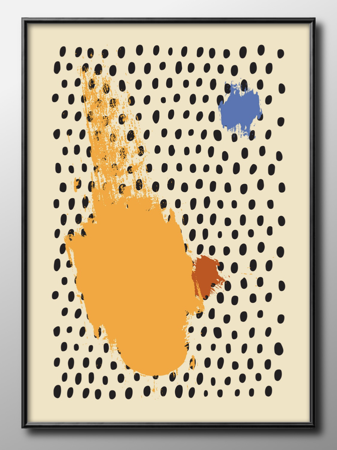 絵画　花　額縁　作家　アート　額　デザイナー　ミッドセンチュリー