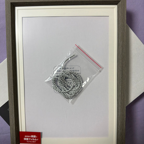 水彩アート「青いリボンの少女」手描き原画、1点物。送料無料