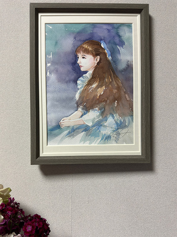 ☆芸大卒_原画/水彩☆ 手描き 1点物_値引き交渉可 （水元の源