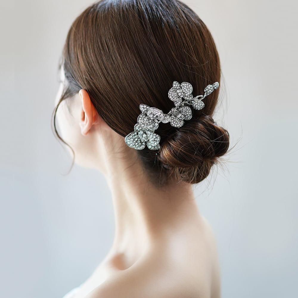 【美品】多美咲　ヘッドドレス　スワロフスキー 1475d24ace67d89c82abea408a15c3