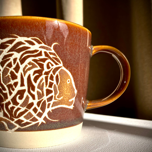 ライオン マグカップ マグカップ NineRain 通販 17742105｜Creema