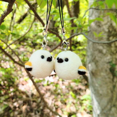 シマエナガさんのストラップ 携帯ストラップ ほふもふ 通販 17742128