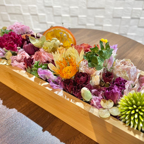 ドライフラワーアレンジメント フラワーbox 一点物 【公式通販】