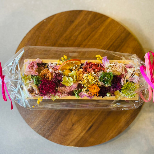 ドライフラワーアレンジメント フラワーbox 一点物 【公式通販】