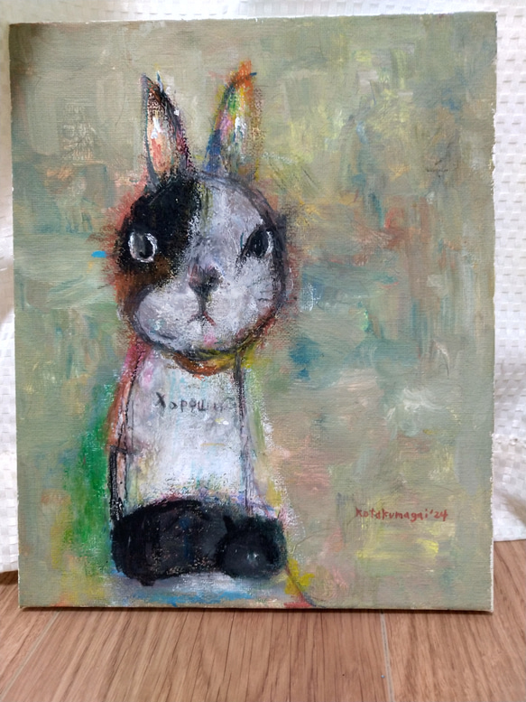 無題 ウサギ 絵画 熊谷晃太 通販 17742698｜Creema(クリーマ)