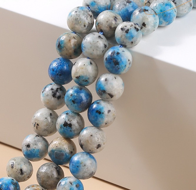 623 アクアマリン×ツイストクォーツ×K2ブルーアズライト　天然石　お守り 1737 アクアマリン×ツイストクォーツ×K2ブルーアズライト お守り