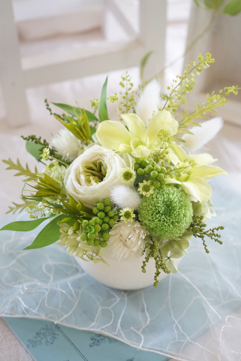 グリーンアレンジ～プリザーブドフラワーアレンジメント～