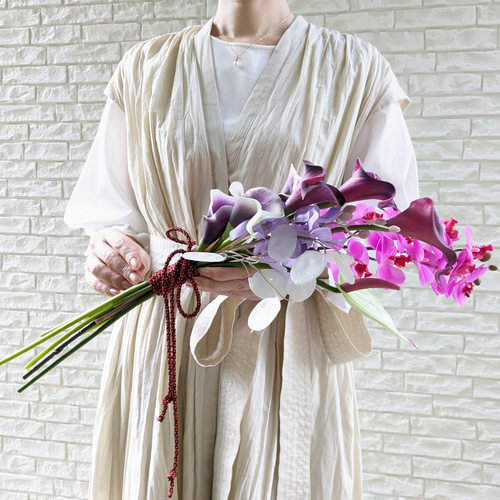 和装、洋装用ブーケ　⭐︎ブートニア付き 和装、洋装用ブーケ ⭐︎ブートニア付き