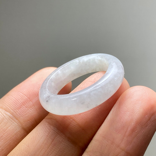 L6-123 美品 白瓷翡翠 20.0号 ミャンマー産天然 A貨 本翡翠 くりぬき