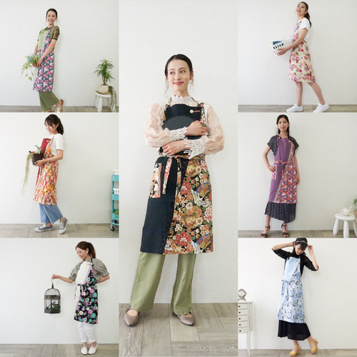 【 モダンなエプロン 】handmade●M~L●カラフルどっと モダンなエプロン 】handmade○M~L○カラフルどっと