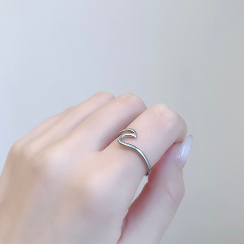 nami ring 波 ウェーブリング 付けっぱなしOK! 選べる4カラー
