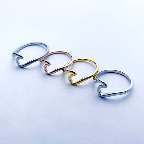 nami ring 波 ウェーブリング 付けっぱなしOK! 選べる4カラー