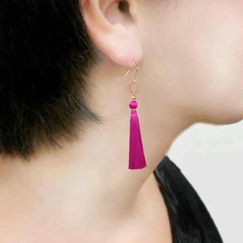 maumaumau ♦︎14kgfローゼンジカービングピアス ローゼンメイデン アイコニック イヤオブジェ ～薇～- MAYLA