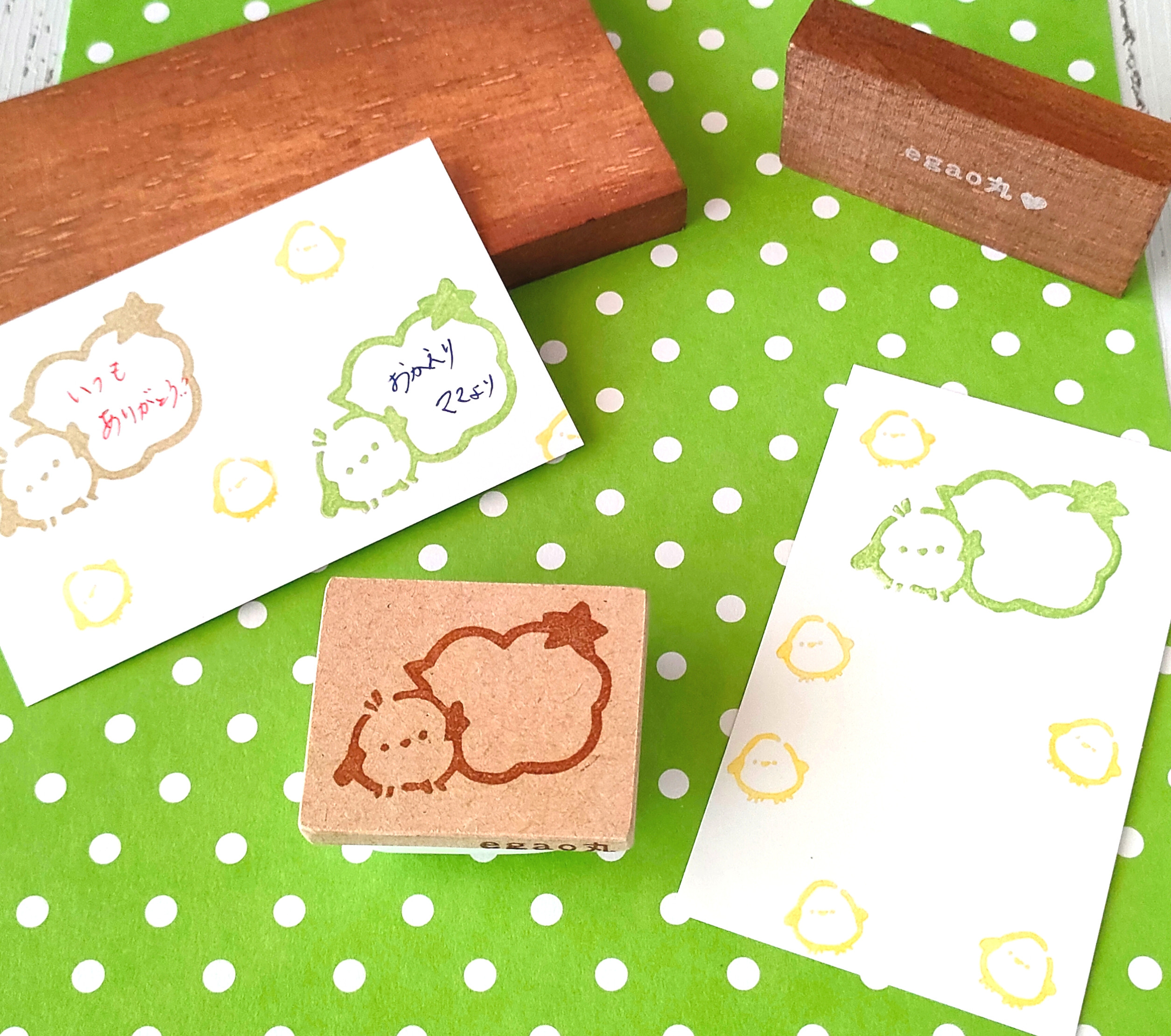 消しゴムはんこ★吹き出しワンちゃん シマエナガちゃんの吹き出し』消しゴムはんこ はんこ・スタンプ