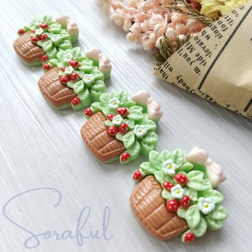 彩*）様 苺バスケット、セット 彩*）様 苺バスケット、セット