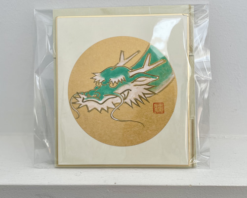 日本画ミニ色紙 辰 絵画 clani 通販 17744687｜Creema(クリーマ)