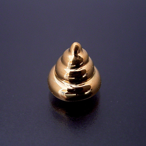 金のうんこ（宝石入り）：K18ゴールド その他アクセサリー 金のうんこ