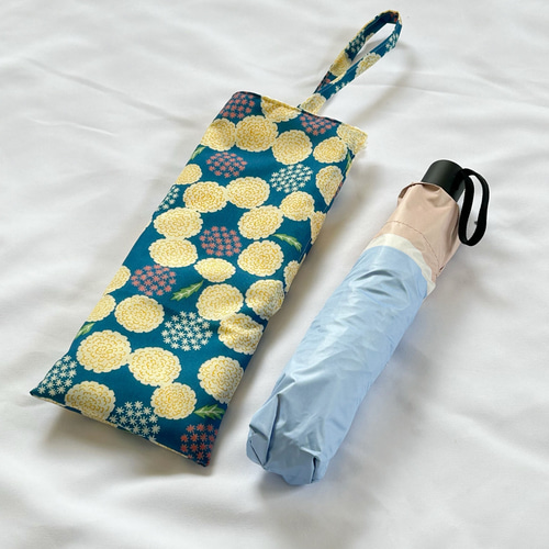 2way で使えて便利！北欧風柄 折りたたみ傘カバー ペットボトル