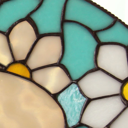 ステンドグラスの飾り皿・花 小皿 shop KiLaLa 通販 17744854｜Creema