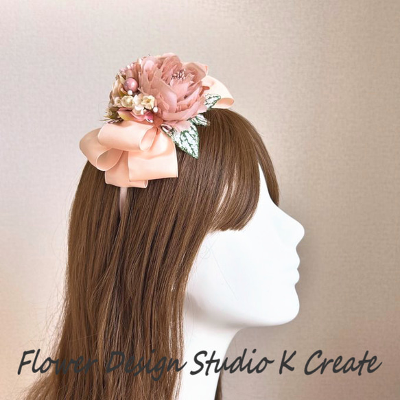 La Pafait ラパフェ　リボン薔薇カチューシャ La Pafait ラパフェ リボン薔薇カチューシャ La Pafait ラパフェ