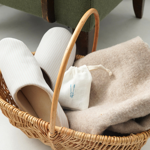 サシェ カモミール プチギフト ドライフラワー リネン 巾着 ギフト