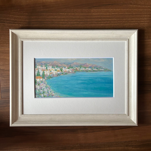 スペイン 風景 絵画 油彩 額 N. Lloret スペイン 風景 絵画 油彩 額 N. Lloret - メルカリ