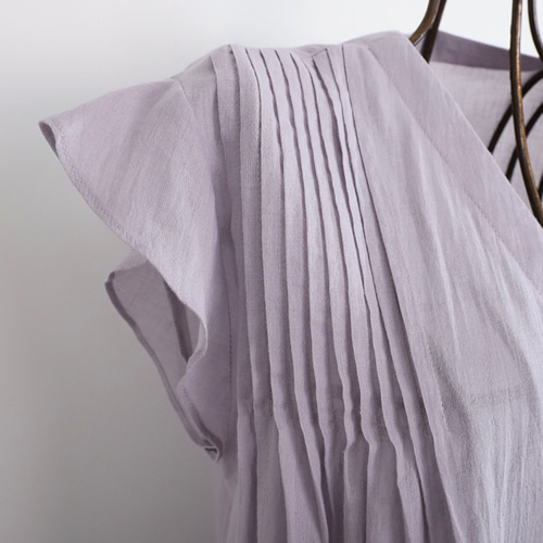 通気性&速乾性◎ピンタックが柔らかさをプラス コットン