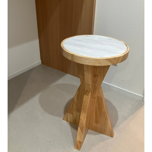 アンティーク♡大理石スツール　美品 ロイヤルオークのスツール（大理石調仕上） 椅子（チェアー