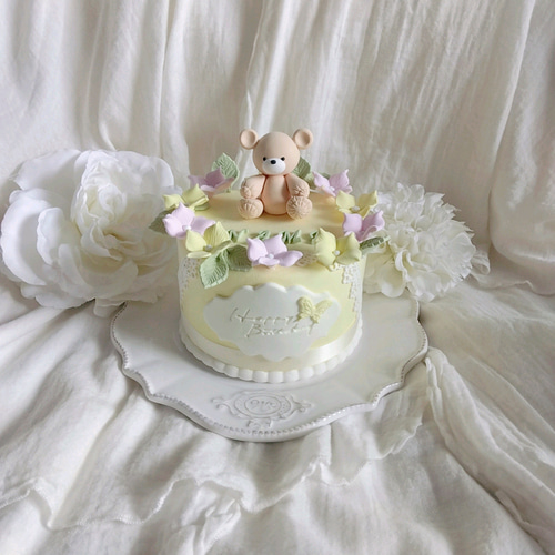 クレイケーキ　フェイクケーキ クレイケーキ フェイクケーキ バースデーフォト | Fleur Loke