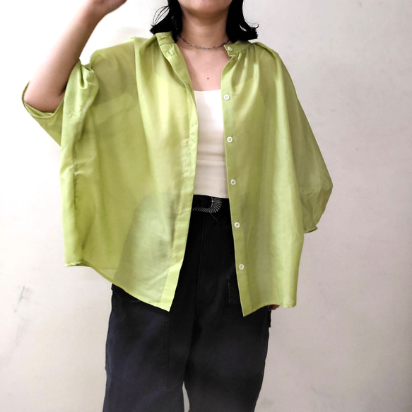 angry cat様ご専用 超美品 ノーブル 長袖シャツ シアーシャツ