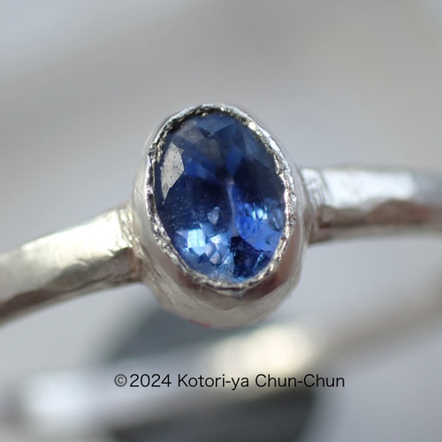 抜群の美しさ】スリランカ産 セイロンブルーサファイア・シルバー