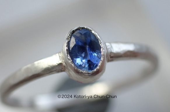 抜群の美しさ】スリランカ産 セイロンブルーサファイア・シルバー