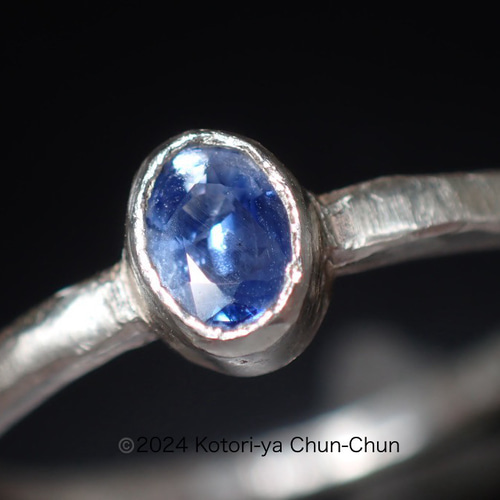 抜群の美しさ】スリランカ産 セイロンブルーサファイア・シルバー