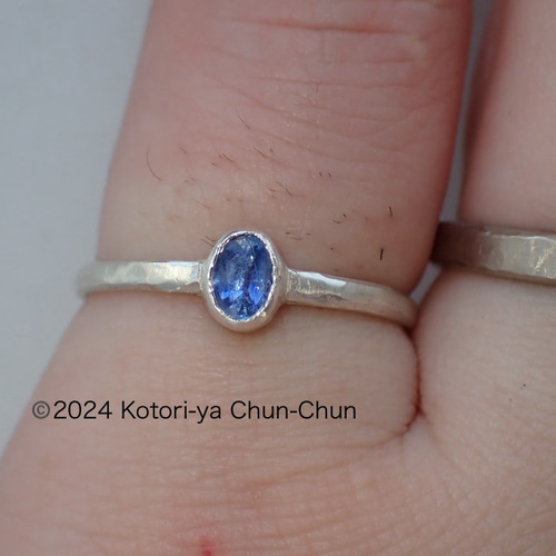 抜群の美しさ】スリランカ産 セイロンブルーサファイア・シルバー
