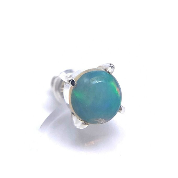 シルバー925ピアス オパール 片耳用 送料無料