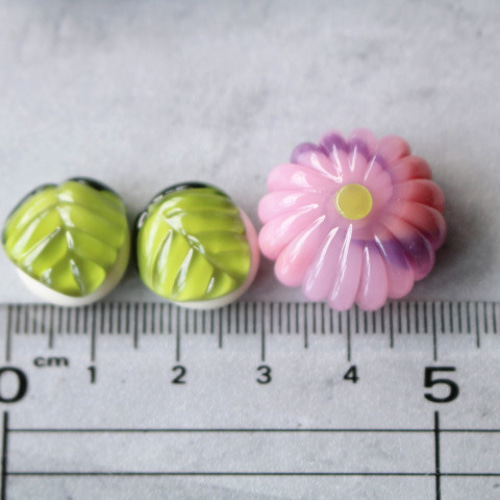 柏餅とちまき　ガラス細工　ミニチュア 食べ物 ミニチュア ガラス細工 端午の節句 ディスプレイ用品