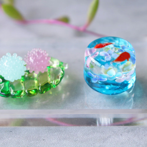 まるもち⑅︎◡̈︎*　ガラス細工　ミニチュア Yahoo!オークション - ミニチュアガラス細工 ニワトリっち