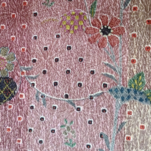 丹後ちりめん　色無地　辻が花　草木染め　絹100% 丹後ちりめん 色無地 辻が花 草木染め 絹100%