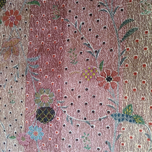 丹後ちりめん　色無地　辻が花　草木染め　絹100% 丹後ちりめん紋意匠色無地 [水色] – おか善 オンラインストア