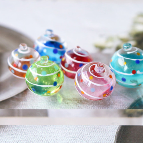 ガラスのお祭り「ヨーヨー」ガラスの縁日 ミニチュア水風船 その他