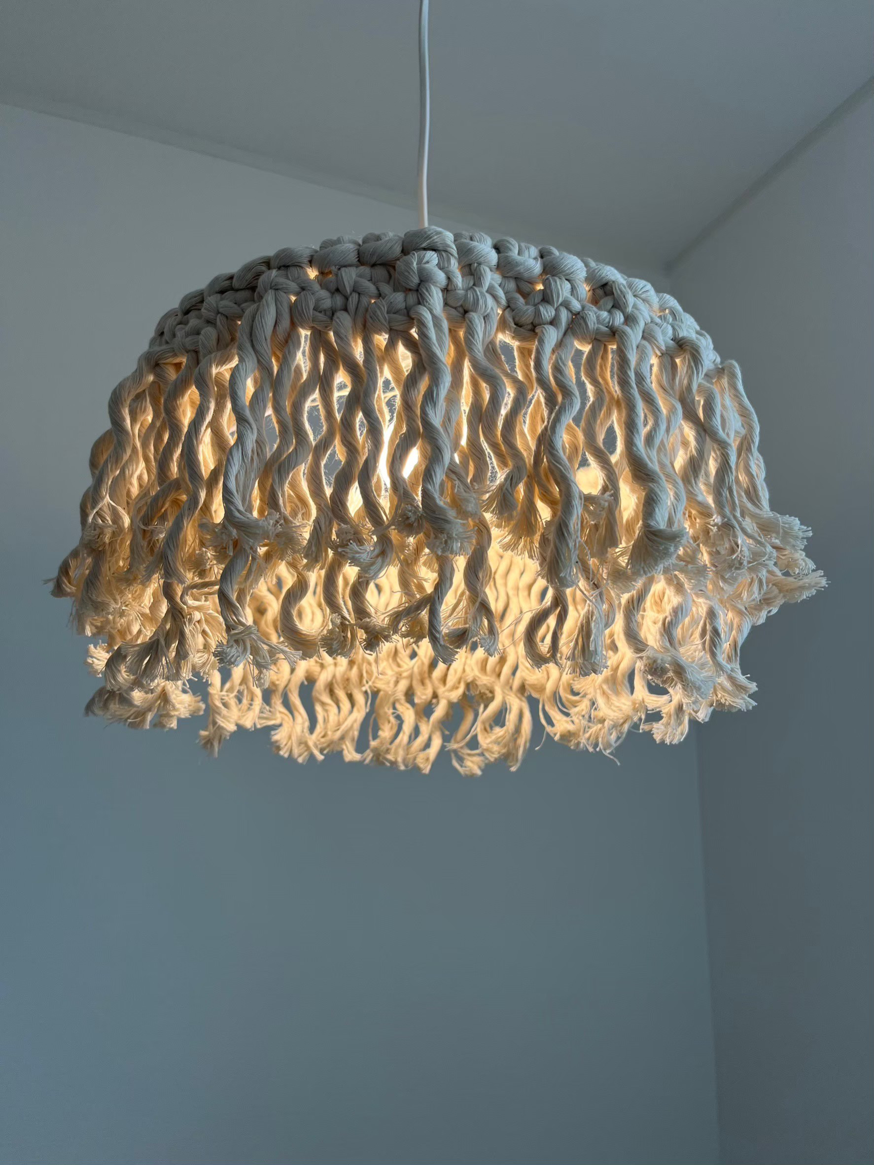 【ORDERMADE】 マクラメランプシェード　No,223